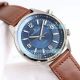 Swiss Replica Jaeger LeCoultre Polaris Watch SS Blue Dial Brown Leather Strap (2)_th.jpg
